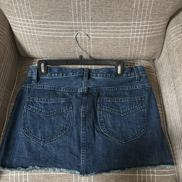 Free People denim mini skirt size 8 - Picture 2 of 3